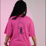 NOVA OVERSIZED T-SHIRT - GLOW PINK