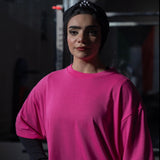 NOVA OVERSIZED T-SHIRT - GLOW PINK