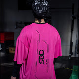 NOVA  OVERSIZED T-SHIRT - GLOW PINK